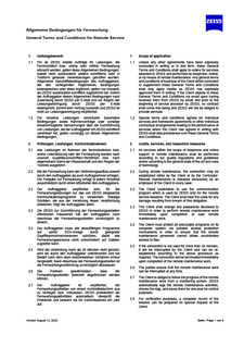 Pré-visualizar imagem de General Terms and Conditions for Remote Service