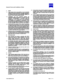 Pré-visualizar imagem de General Terms and Conditions of Sale