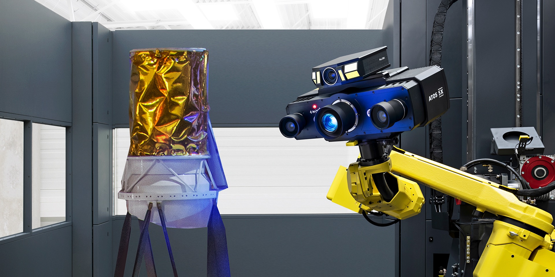Metrologia 3D otimizada para naves espaciais individuais e satélites produzidos