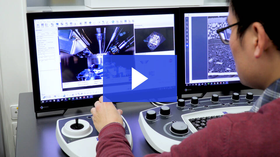Análise da composição das camadas de baterias de íons de lítio com o ZEISS EVO 25