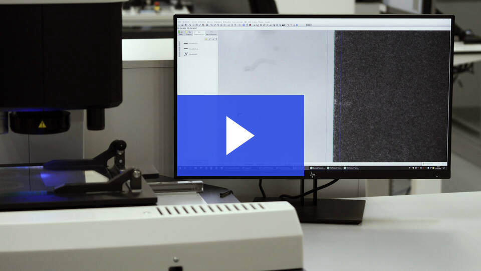 Inspeção de eletrodos cortados com o ZEISS O-INSPECT 
