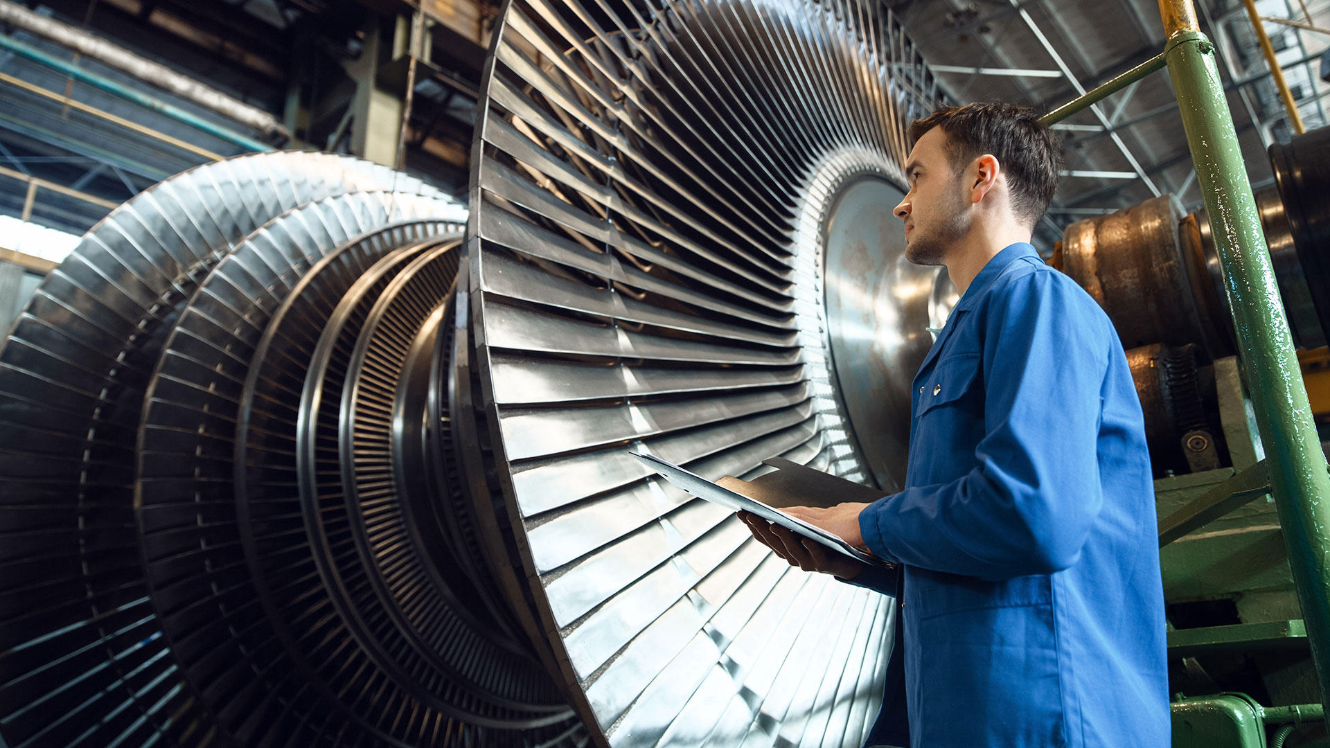 Turbina a vapor: Aumento da eficiência com controle de qualidade