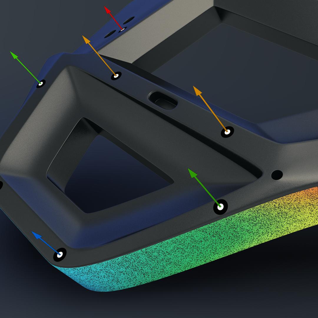 Analisar movimentos, deslocamentos e deformações tridimensionalmente