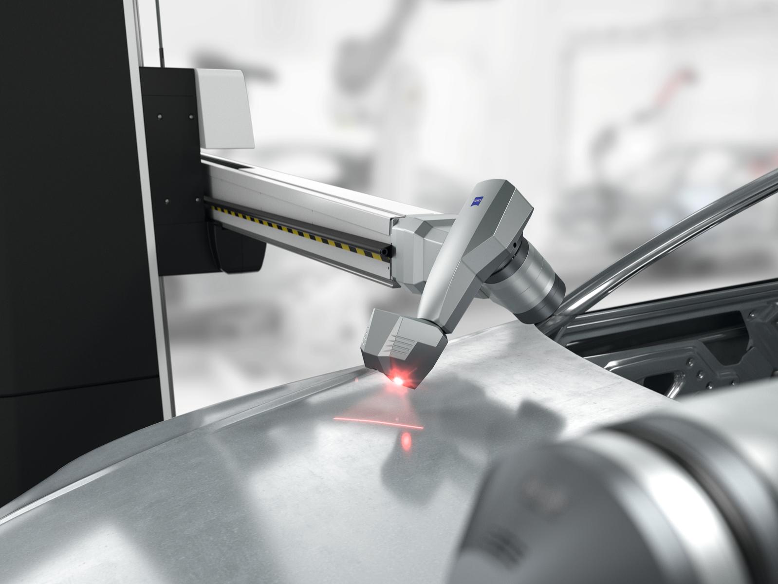  O ZEISS EagleEye Navigator durante medição