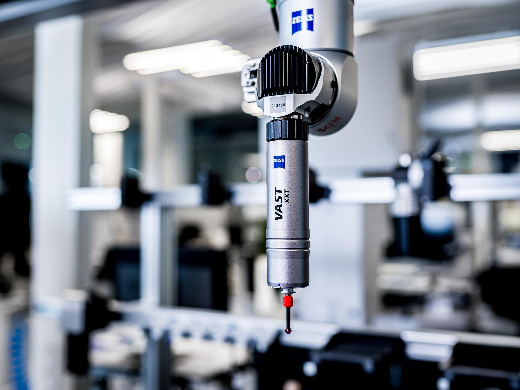 Cabeçote de sonda ZEISS VAST XXT em uso