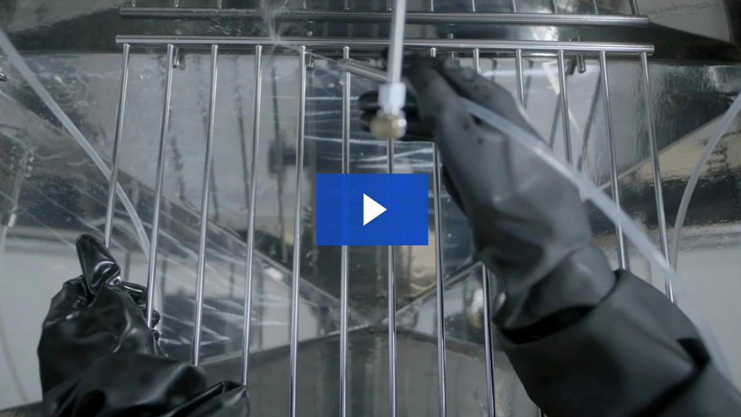 Fluxo de trabalho ZEISS Technical Cleanliness com extração e filtragem