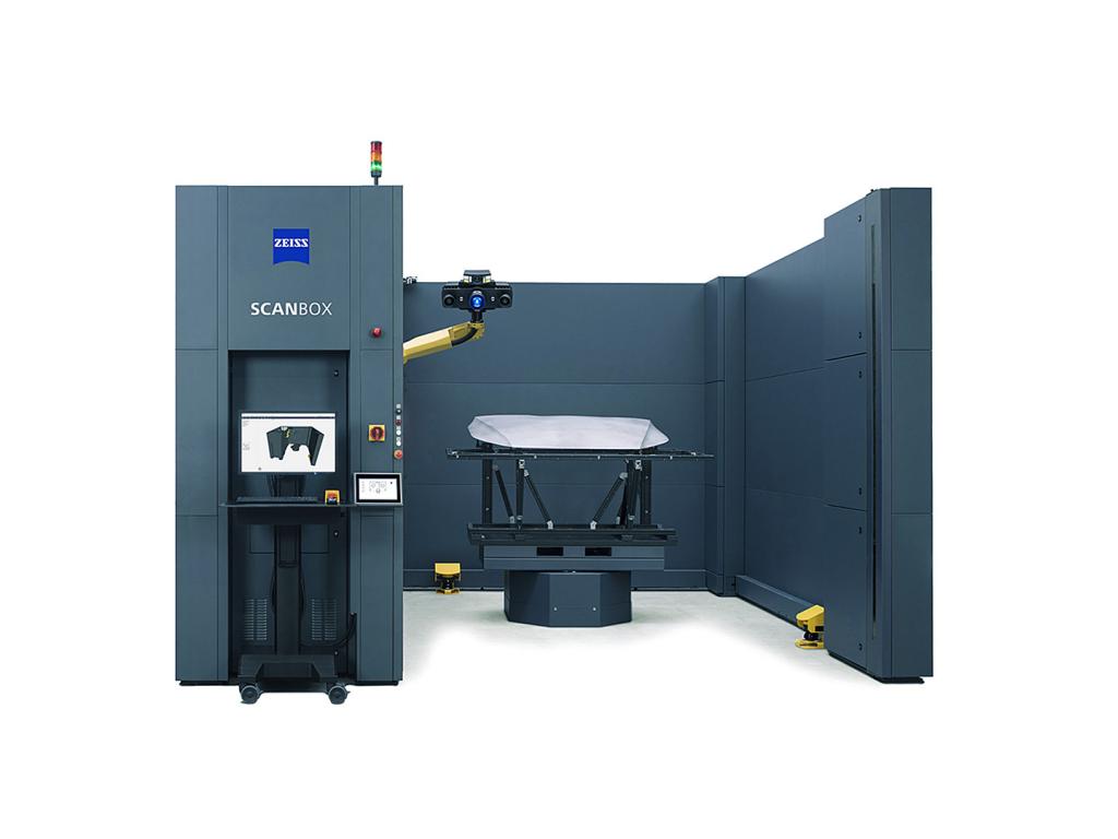 ZEISS ScanBox: Máquina óptica de medição por coordenadas 3D