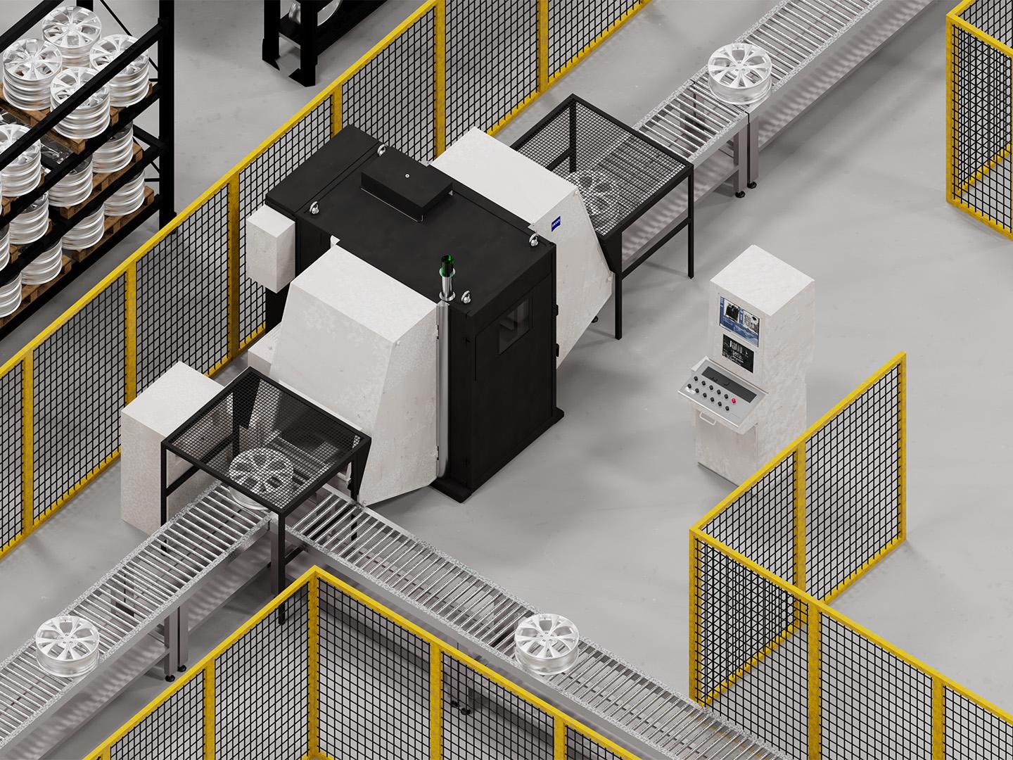 O ZEISS BOSELLO WRE Thunder é caracterizado por sua construção robusta e durável e, portanto, é perfeitamente adequado para uso intenso em ambientes de produção adversos.