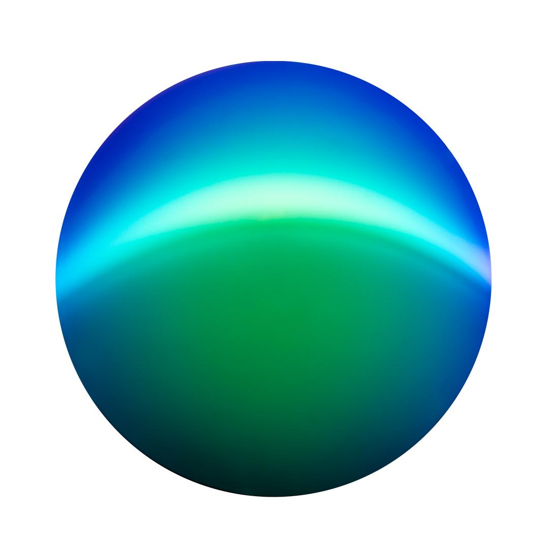 ZEISS DuraVision Mirror na cor verde com um tom azul desbotado na parte superior.