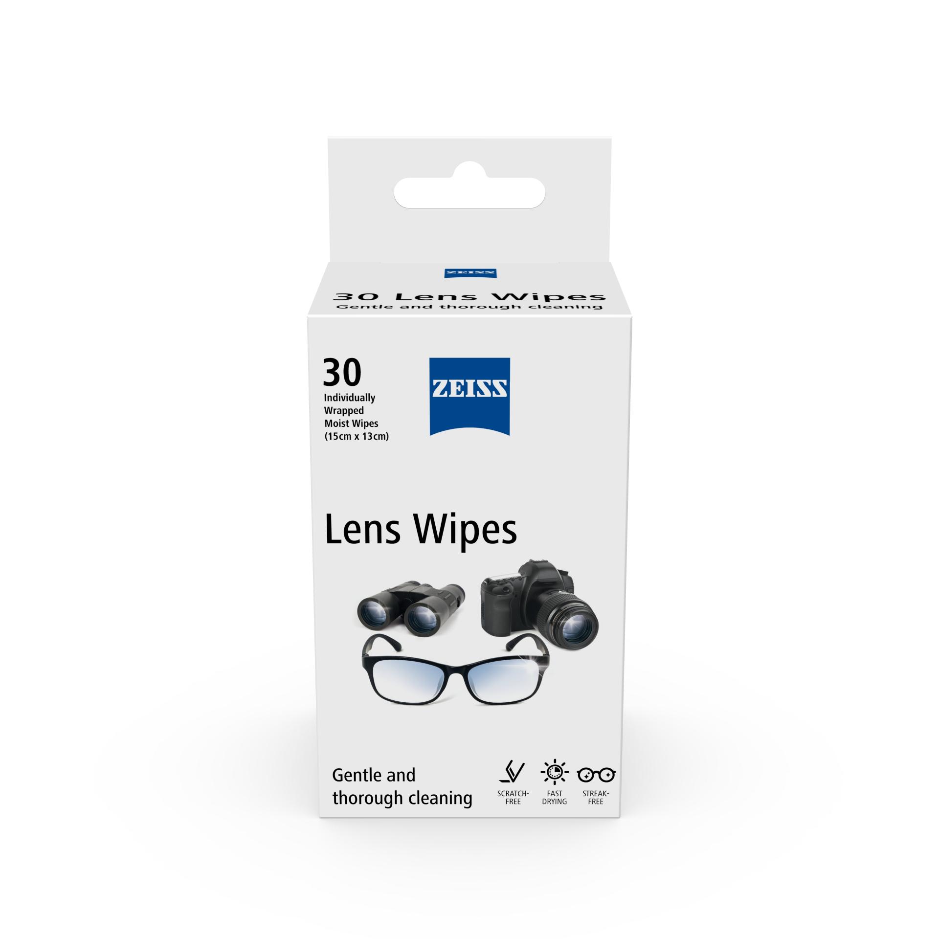 Lenços para limpeza de lentes da ZEISS