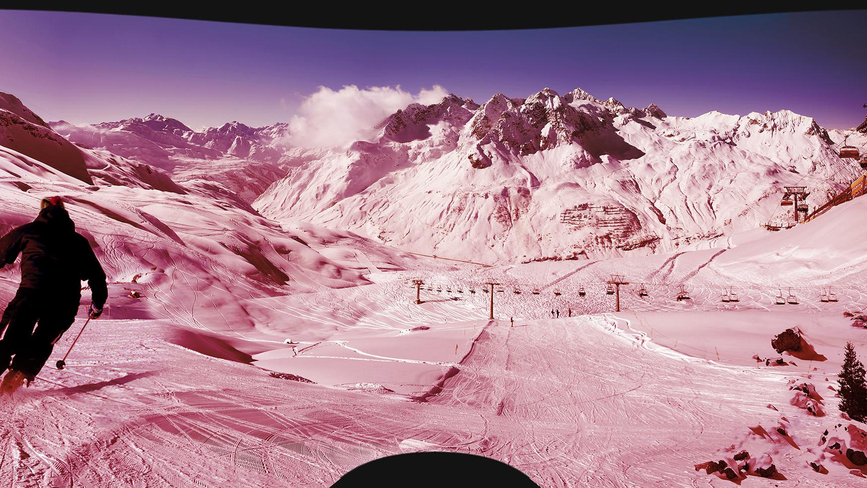 Field of view of ZEISS snow goggles