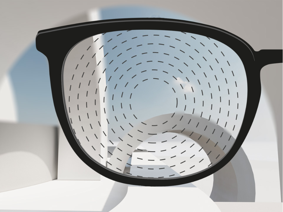 Imagem de ponto de vista com lentes para controle da miopia da ZEISS.